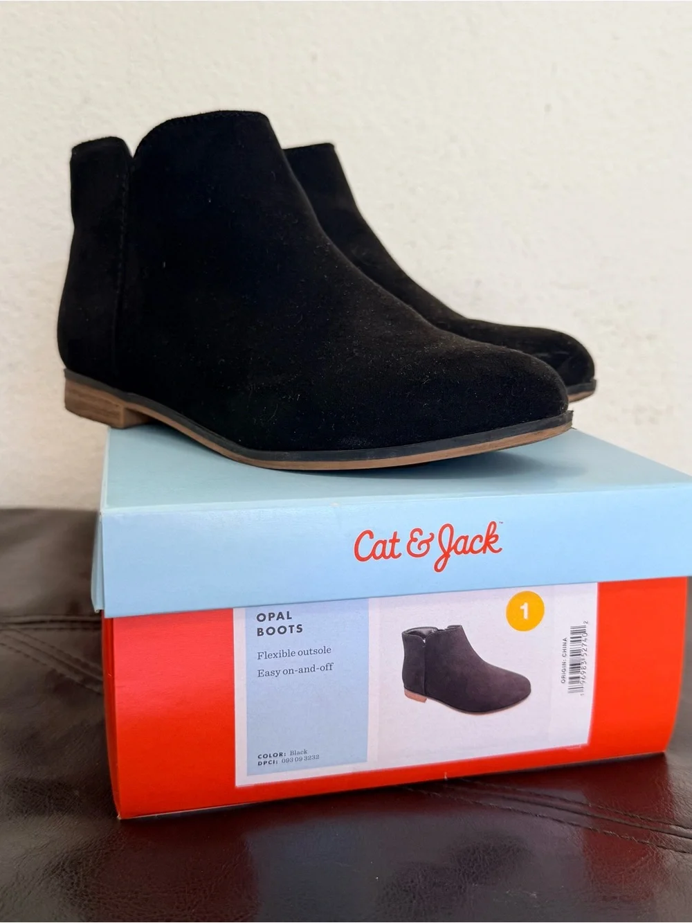 Cat & Jack Opal Girls Ankle Boots size 1